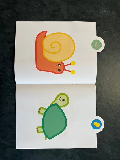 Je colle les animaux - dès 2 ans