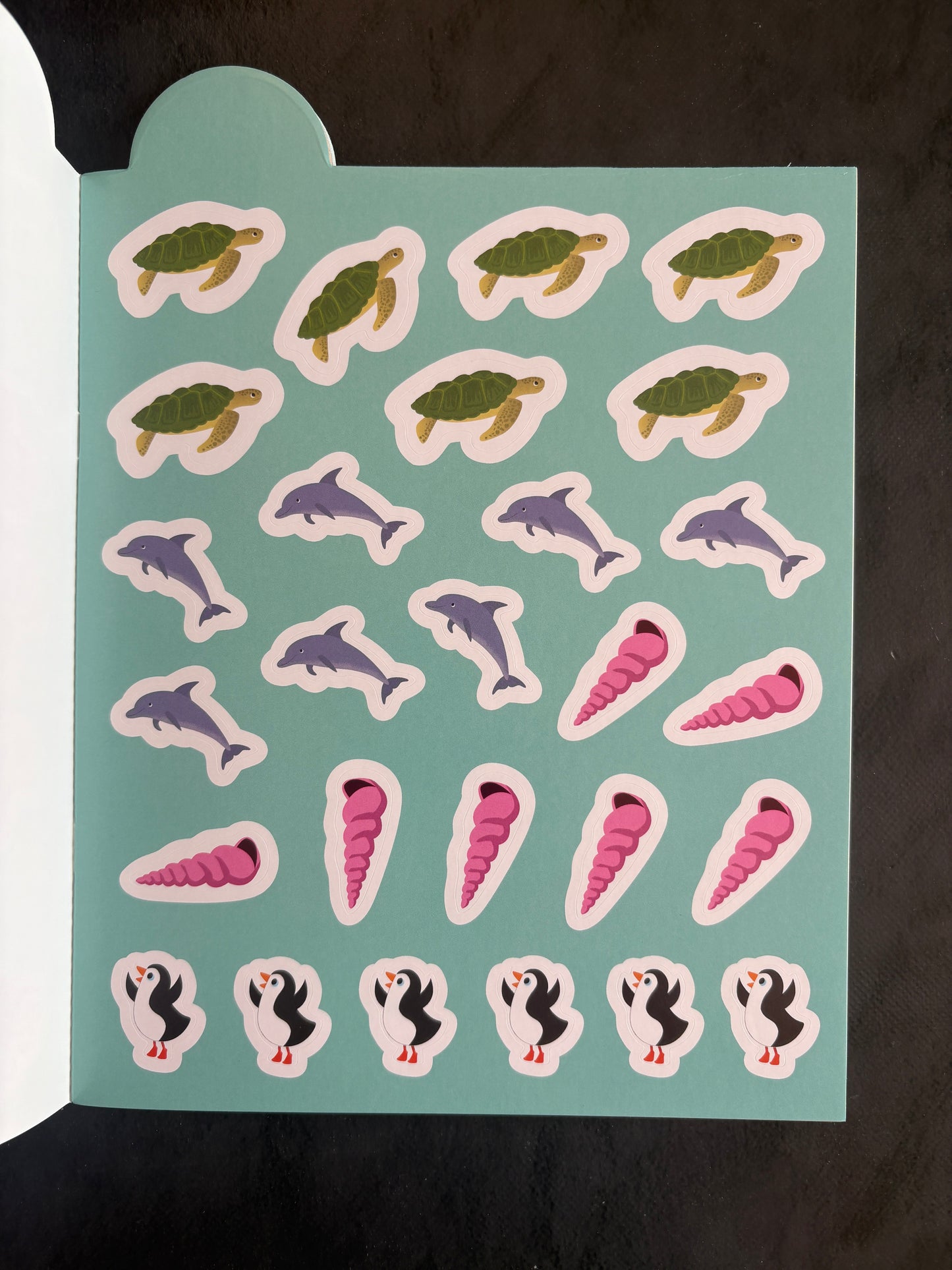 Mes 100 premiers autocollants - sous l'océan