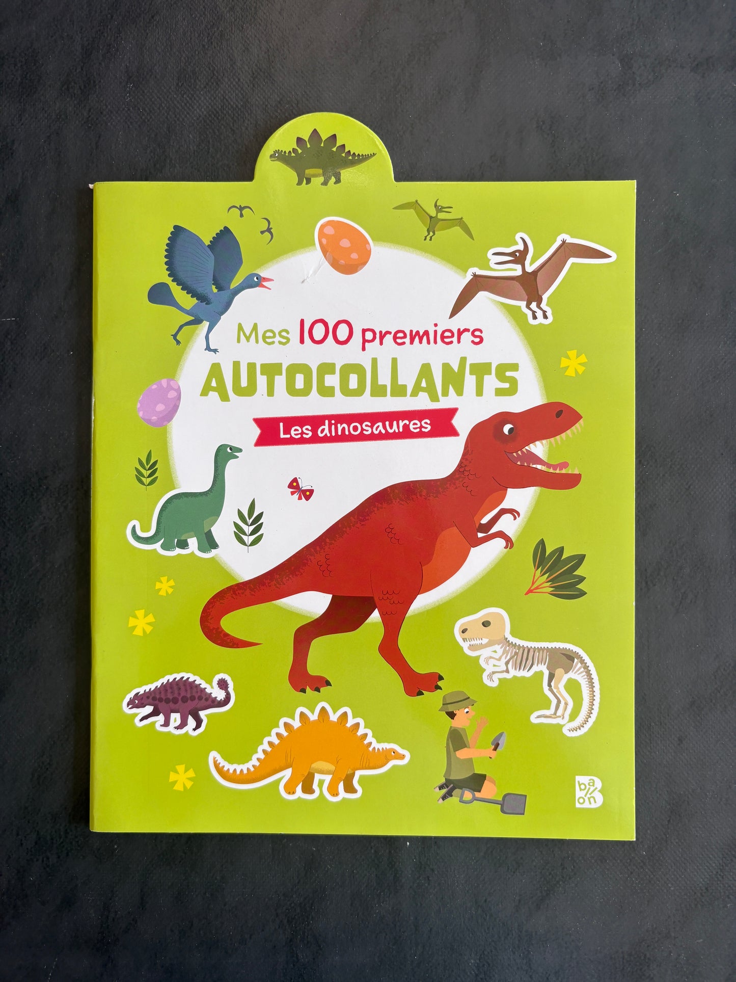 Mes 100 premiers autocollants - les dinosaures