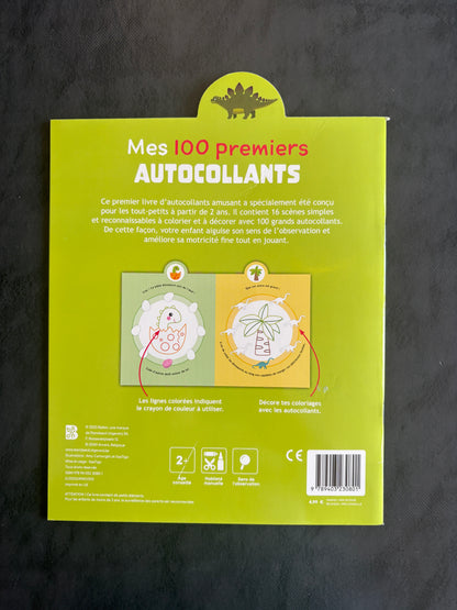 Mes 100 premiers autocollants - les dinosaures