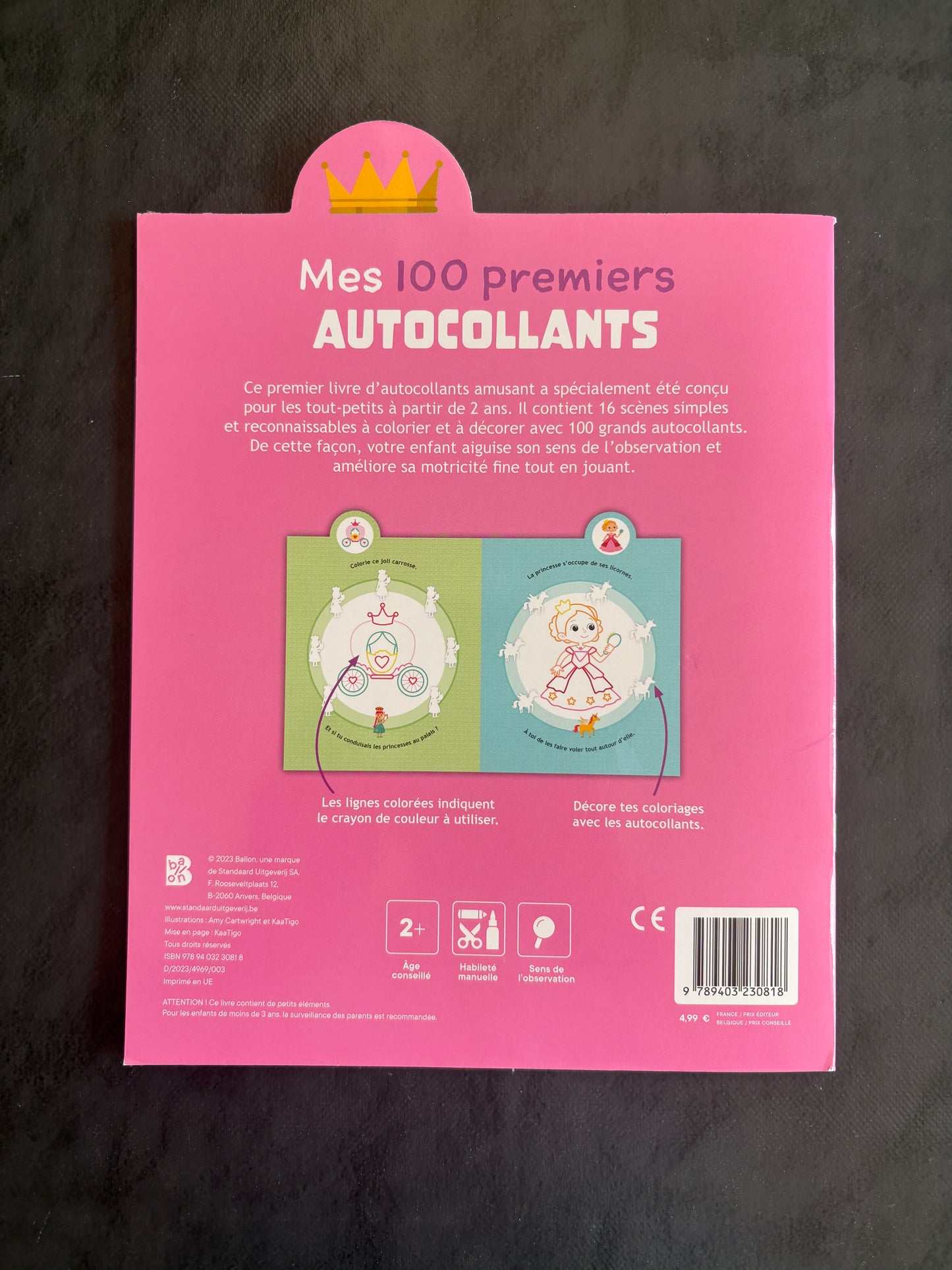 Mes 100 premiers autocollants - les princesses