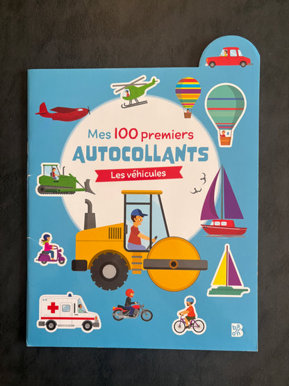 Mes 100 premiers autocollants - les véhicules