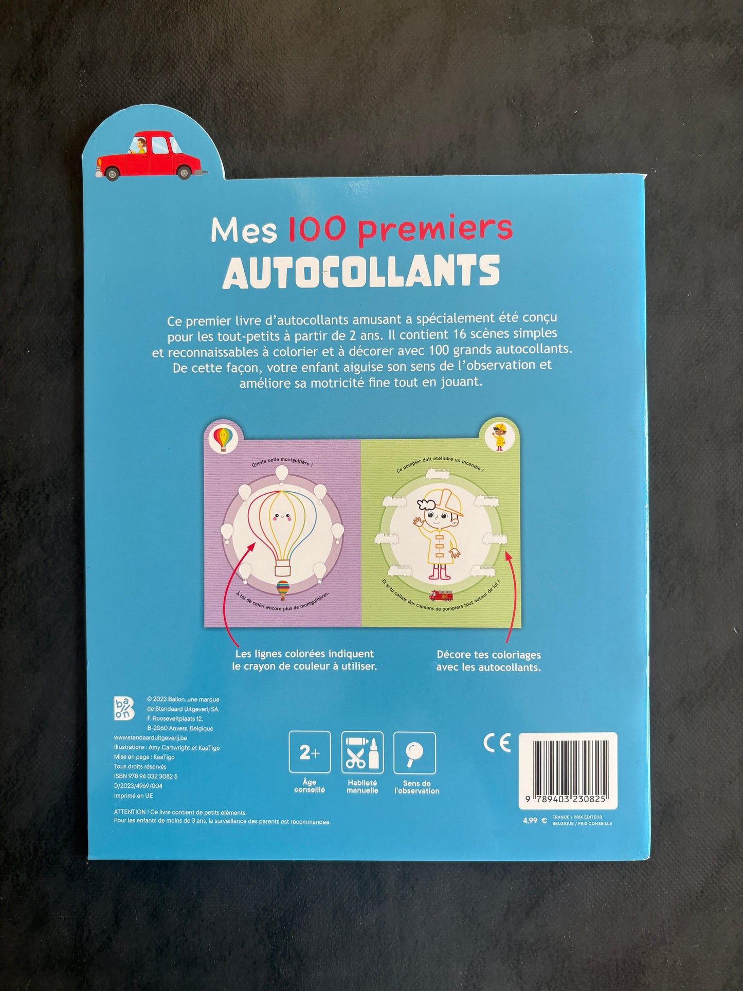 Mes 100 premiers autocollants - les véhicules