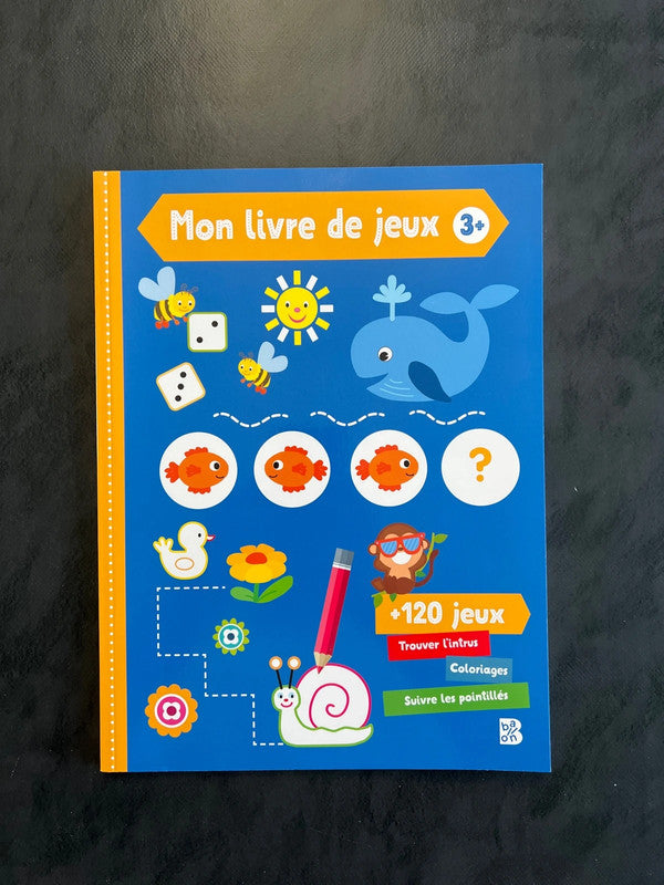 Mon livre de jeux - dès 3 ans