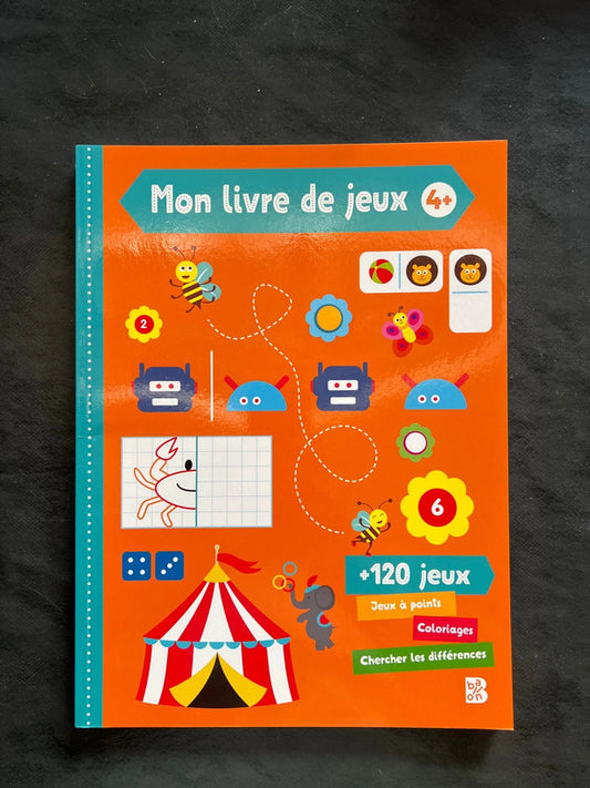 Mon livre de jeux - dés 4 ans