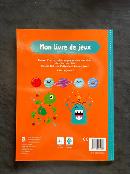 Mon livre de jeux - dés 4 ans