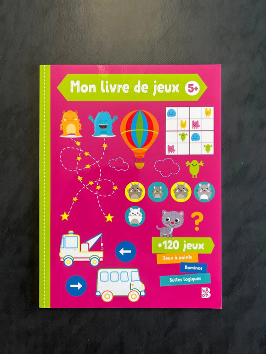 Mon livre de jeux - dès 5 ans