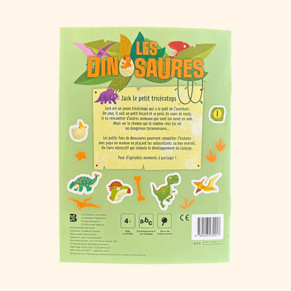 Livre de jeux - Jack le petit tricératops, 4-6 ans