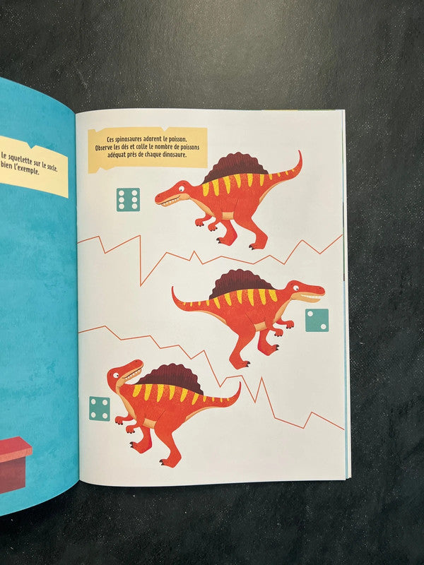 Livre de jeux - les dinosaures
