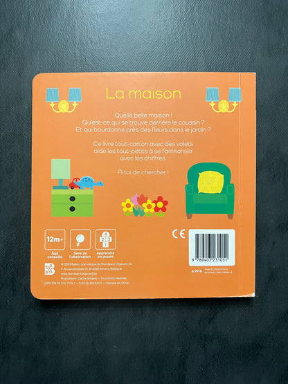 Mon premier imagier à volets - la maison