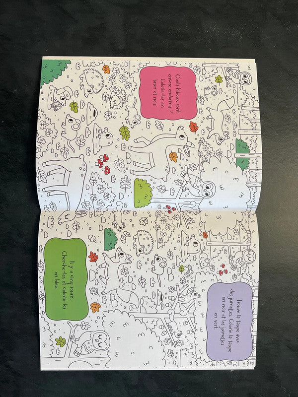 Cherche et colorie - les animaux