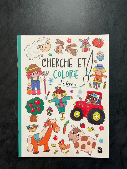 Cherche et colorie - la ferme