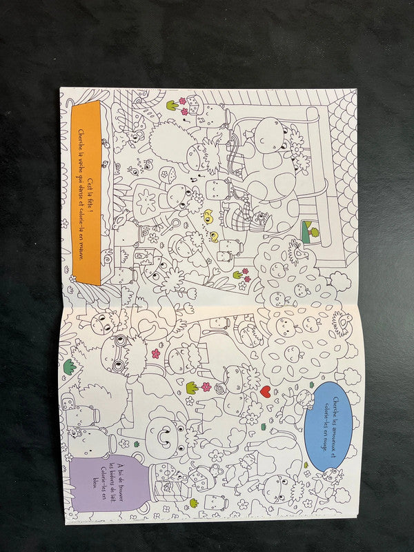 Cherche et colorie - la ferme