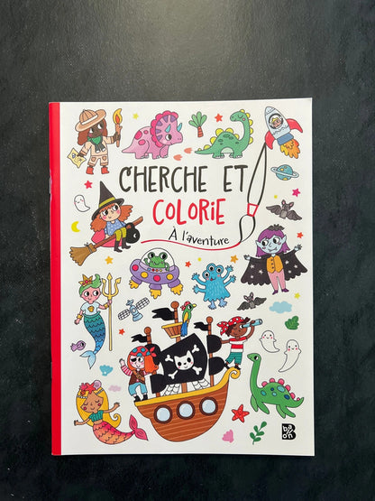 Cherche et colorie - à l’aventure