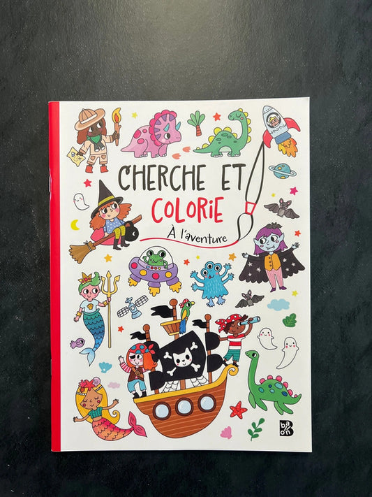 Cherche et colorie - à l’aventure