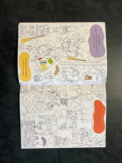 Cherche et colorie - les contes