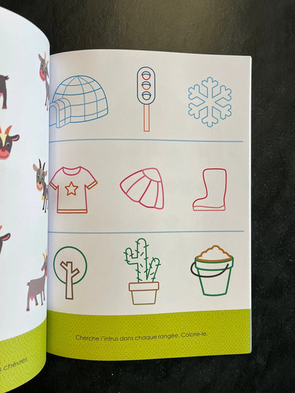 Livre de jeux en route pour la maternelle - dès 3 ans