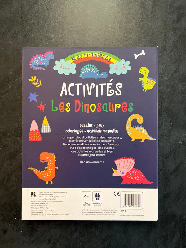 Mes premières activités - les dinosaures