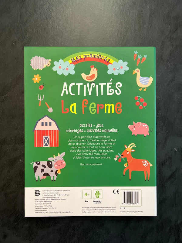 Mes premières activités - la ferme