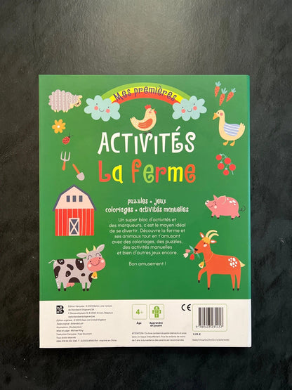 Mes premières activités - la ferme