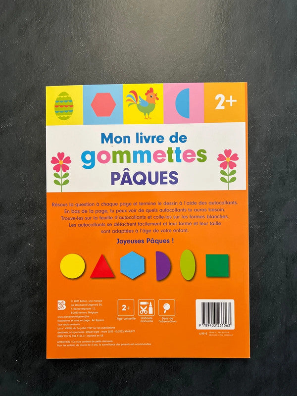 Mon livre de gommettes - Pâques