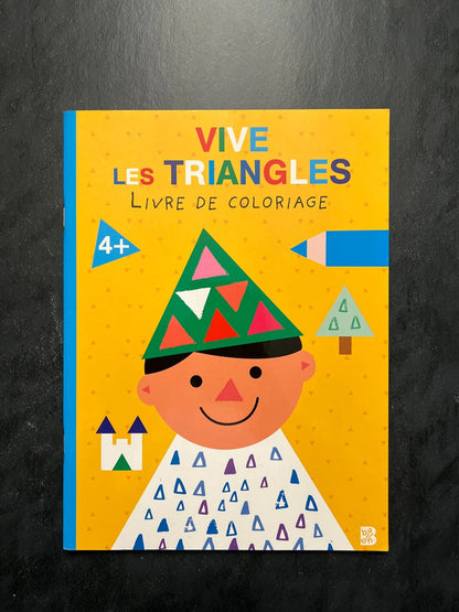 Livre de coloriage - vive les triangles