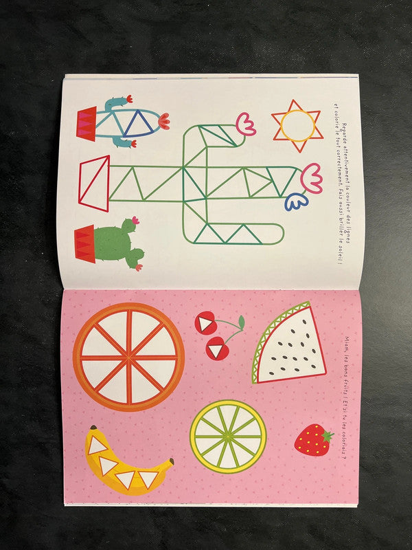 Livre de coloriage - vive les triangles