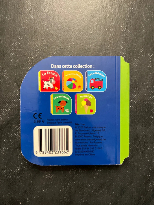 Livre cartonné - les couleurs