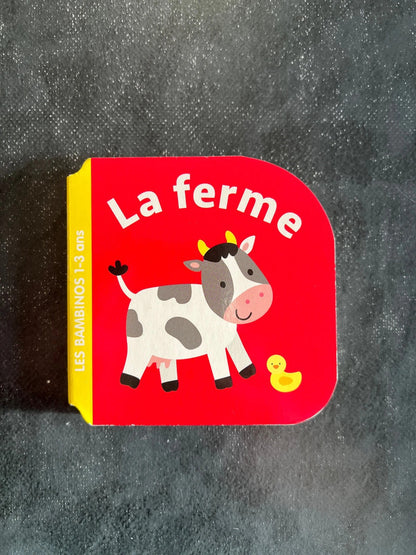 Livre cartonné - la ferme - 1-3 ans