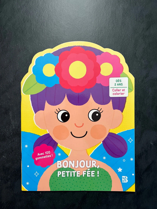 Coller et colorier - bonjour, petite fée !