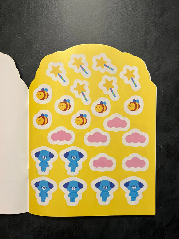 Coller et colorier - bonjour, petite fée !