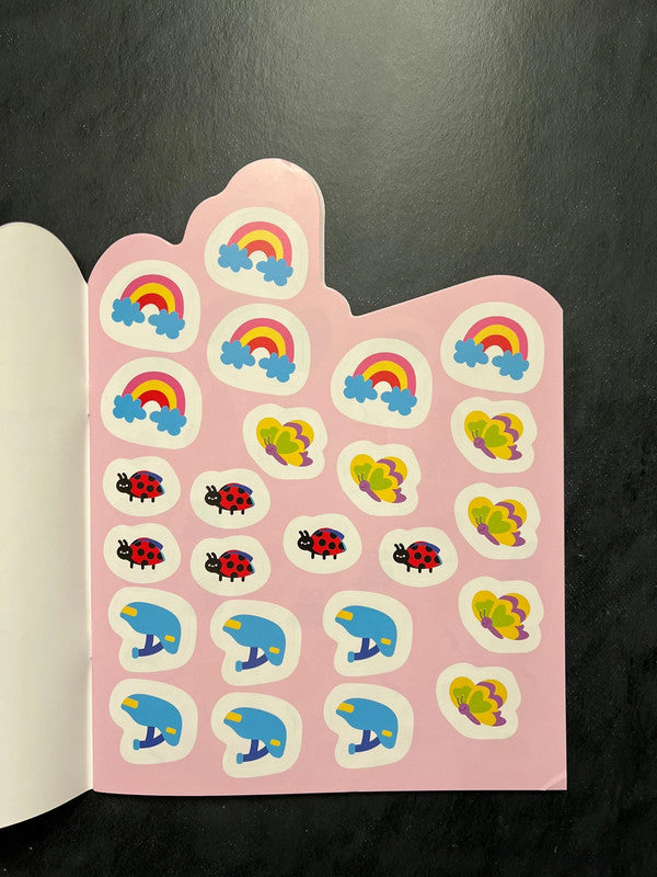 Coller et colorier - bonjour petite licorne !