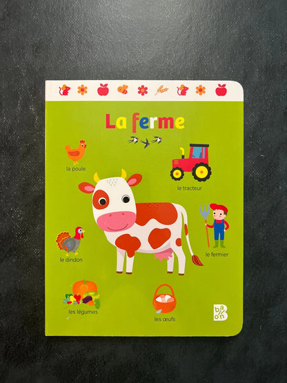 Livre cartonné - la ferme