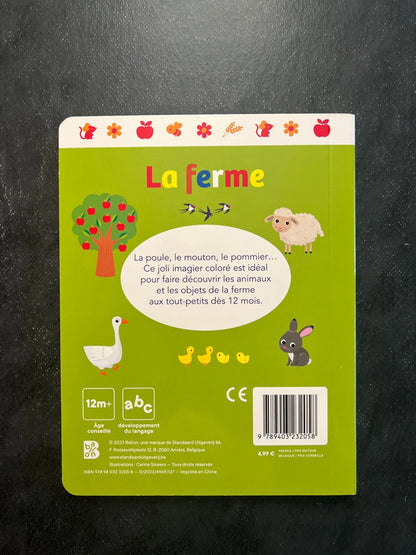 Livre cartonné - la ferme