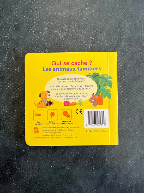 Qui se cache ? Les animaux familiers