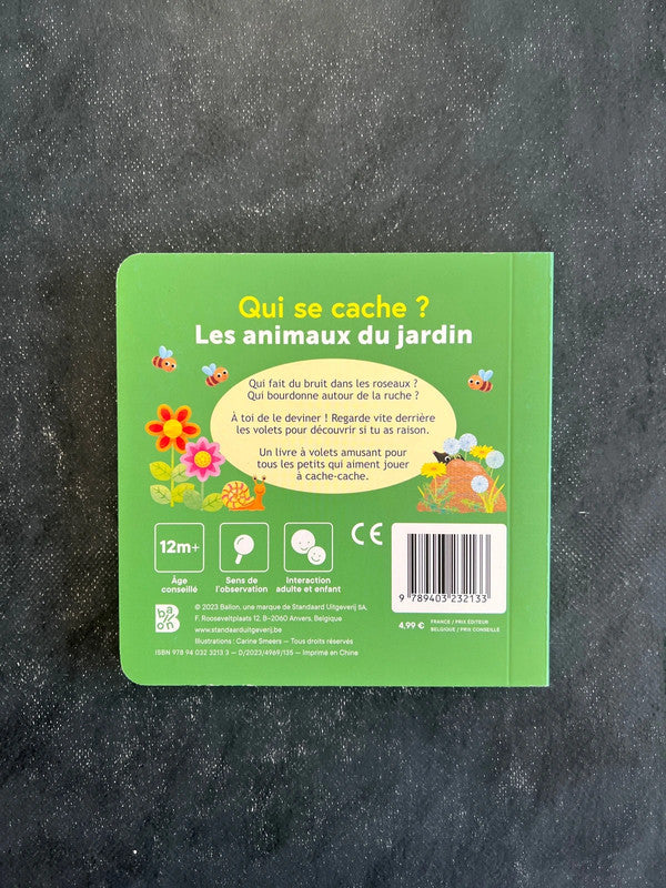 Qui se cache ? Les animaux du jardin