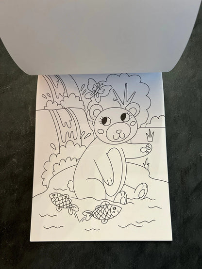 Bloc à colorier - les animaux du monde