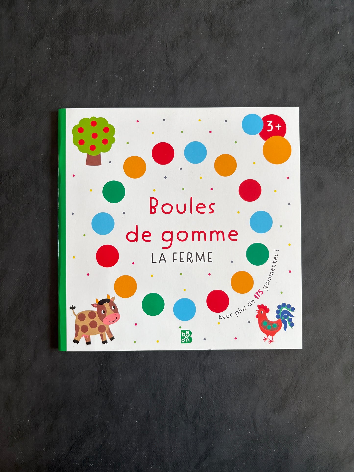 Livre gommette - La ferme - Dès 3 ans