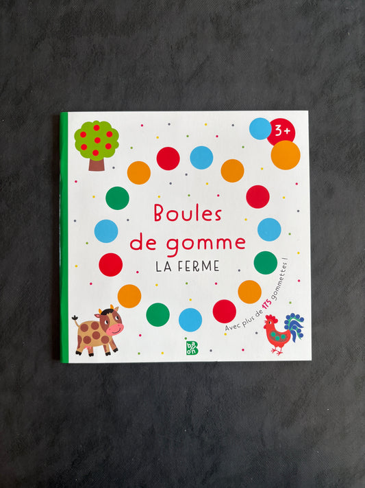 Livre gommette - La ferme - Dès 3 ans