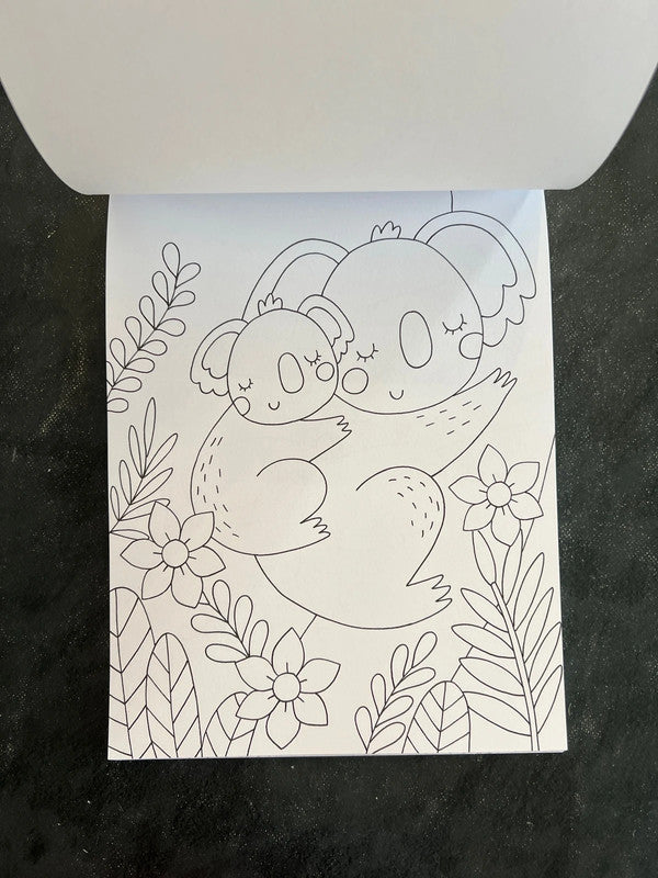 Maxi bloc à colorier - la ferme et les bébés animaux