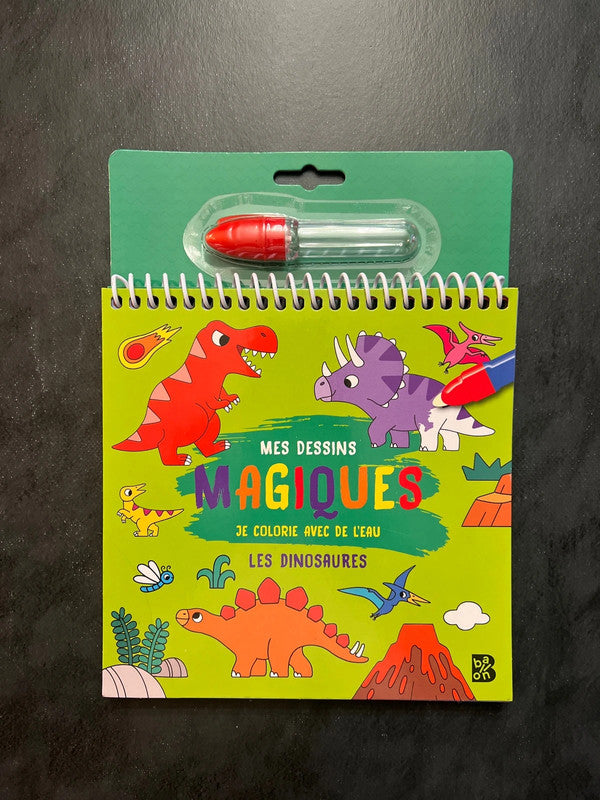 Mes dessins magiques - les dinosaures