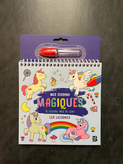 Mes dessins magiques - les licornes