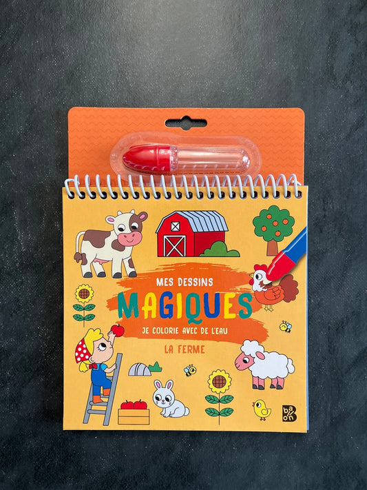 Mes dessins magiques - la ferme