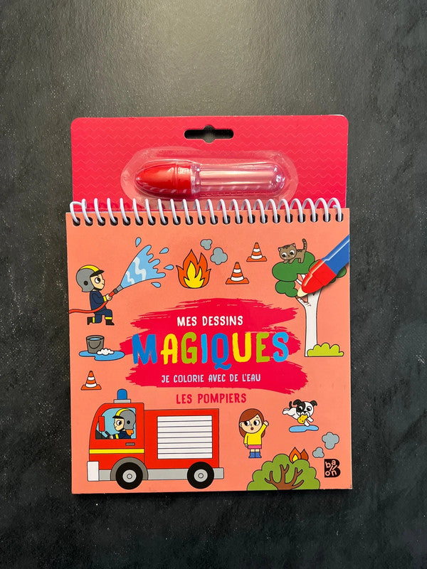 Mes dessins magiques - les pompiers