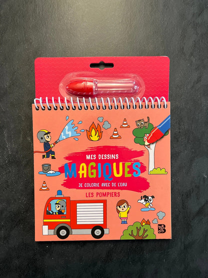 Mes dessins magiques - les pompiers