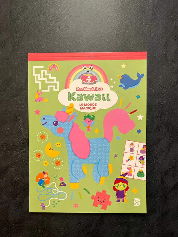 Mon bloc de jeux kawaii - le monde magique