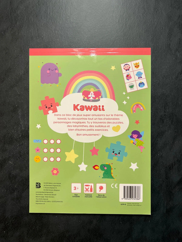 Mon bloc de jeux kawaii - le monde magique