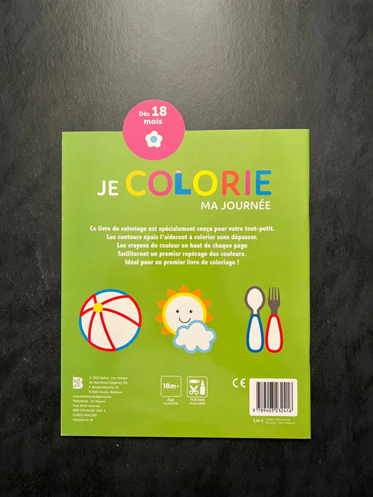Je colorie ma journée - dès 18 mois