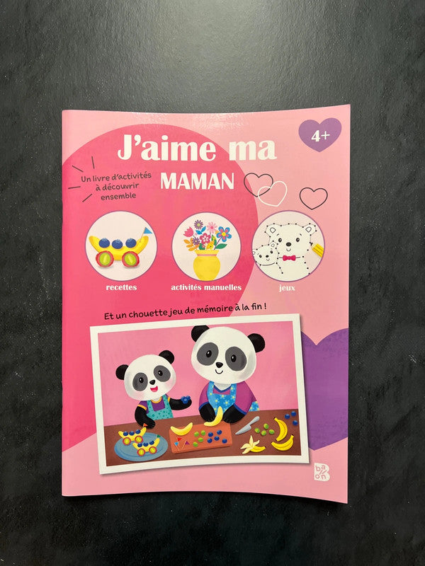 Livre d'activités - J'aime ma maman | Dès 3 ans