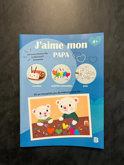 Livre d’activité - j’aime mon papa